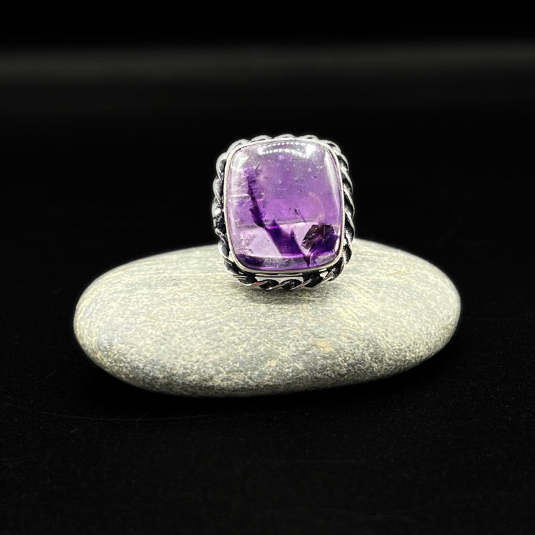 Anello in Ametista