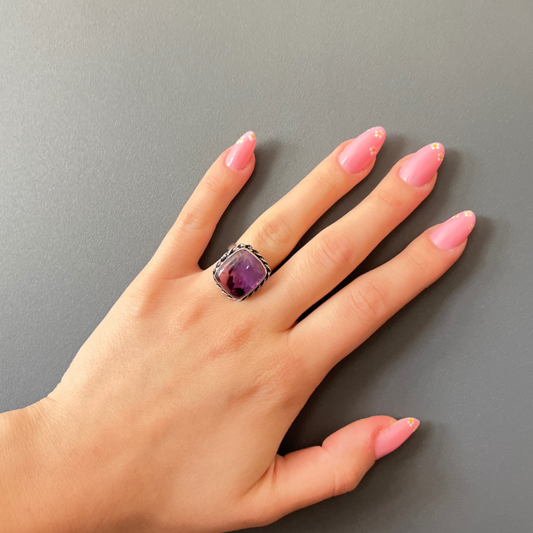 Anello in Ametista