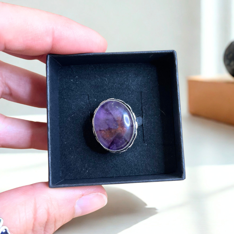 Anello in Ametista
