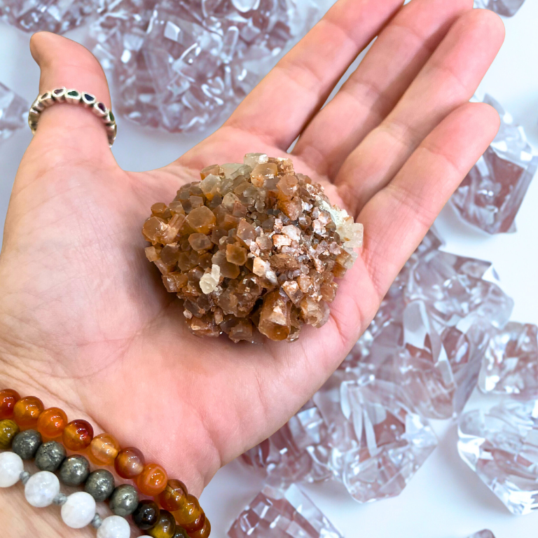 Aragonite Grezza Naturale - Cluster da 99 grammi