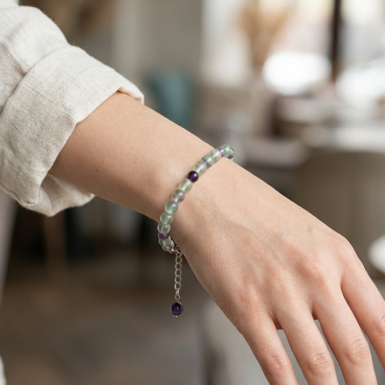Bracciale Fluorite Naturale