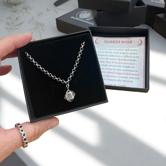 Bracciale con Charm Genesa Crystal e Pietra Naturale