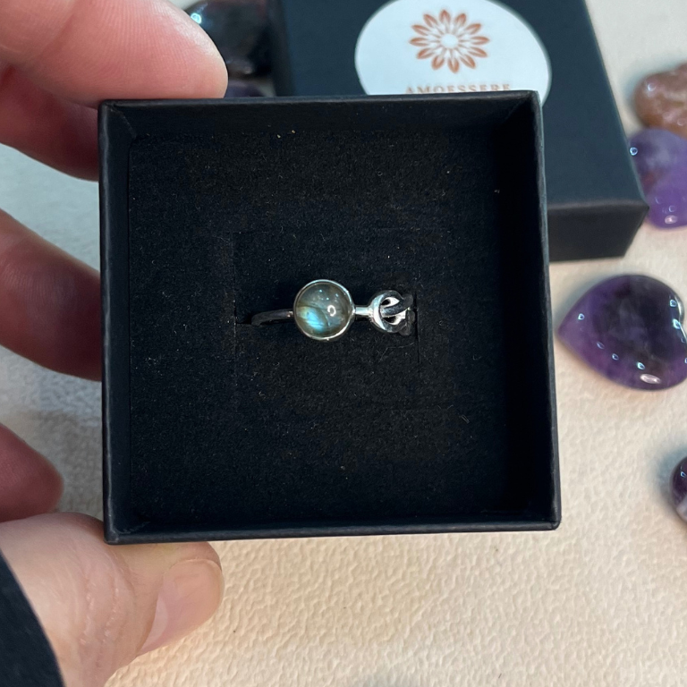 Anello Labradorite
