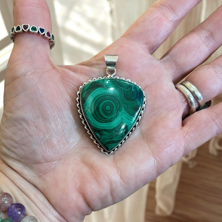Ciondoli in Malachite