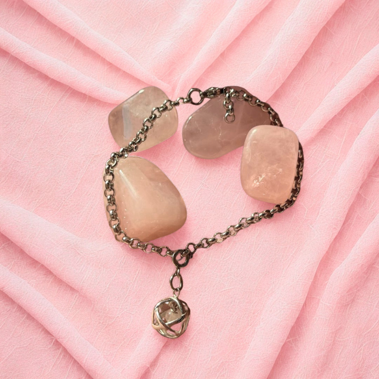 Bracciale con Charm Genesa Crystal e Pietra Naturale