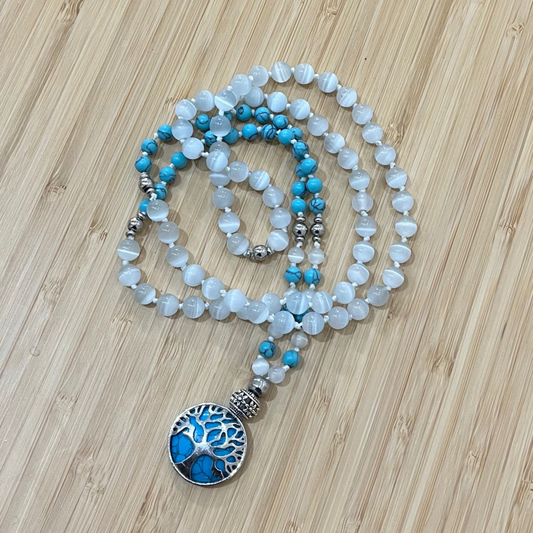 Mala in Occhio di gatto e Turchesite