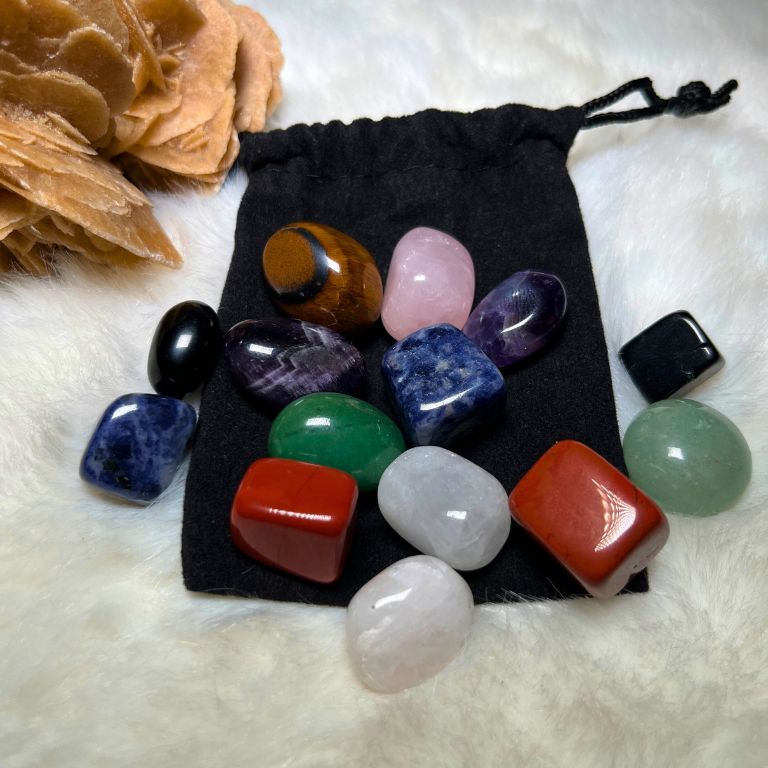 SET 7/14 PIETRE CHAKRA