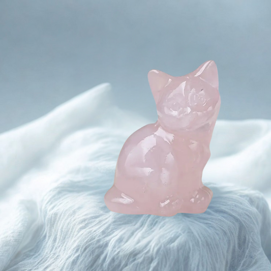 Gattino in Quarzo Rosa