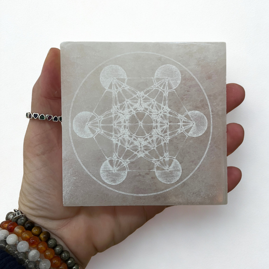 Piattino di Selenite- Metatron