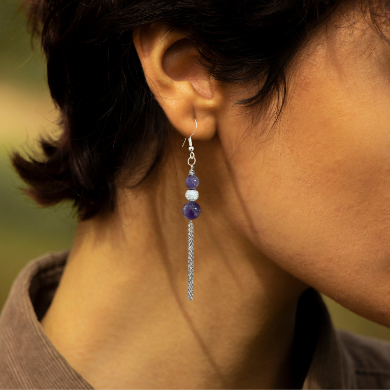 Orecchini in Ametista