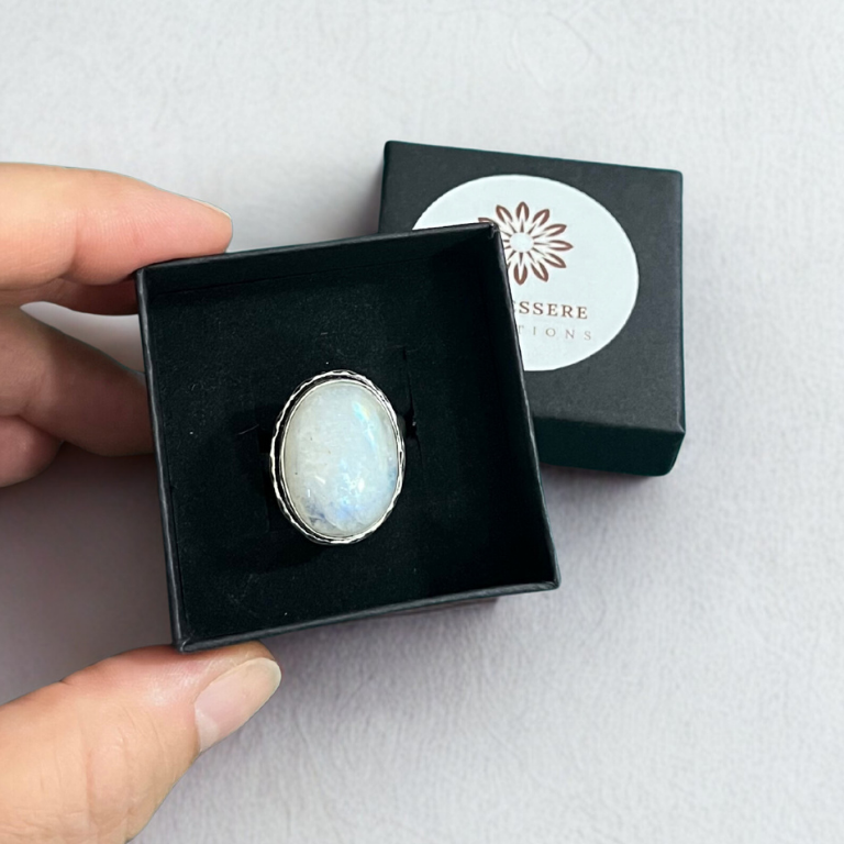 Forziere  Pietra di Luna  e Piattino Selenite – Intuizione e Nuovi Inizi