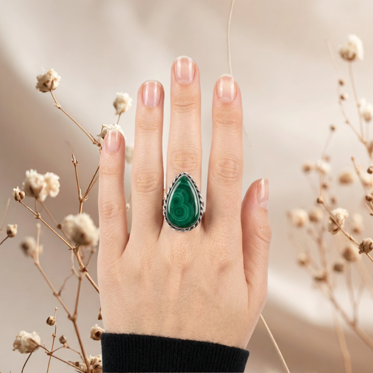 Anelli in Malachite