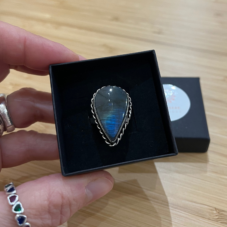 Anelli in Labradorite