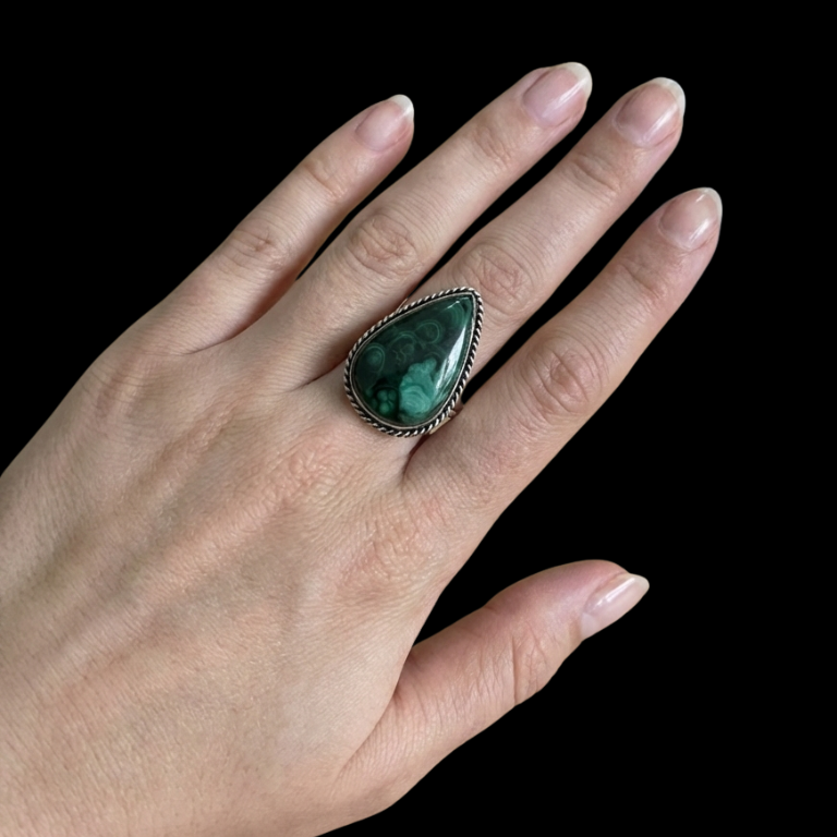 Anelli in Malachite