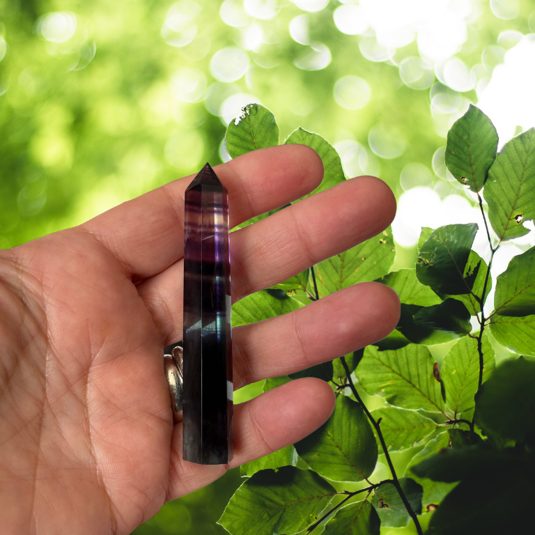Torre di Fluorite Arcobaleno – Guida e Chiarezza Mentale