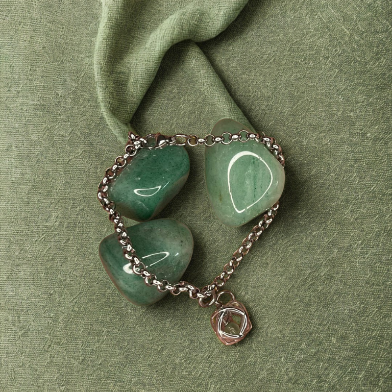 Bracciale con Charm Genesa Crystal e Pietra Naturale