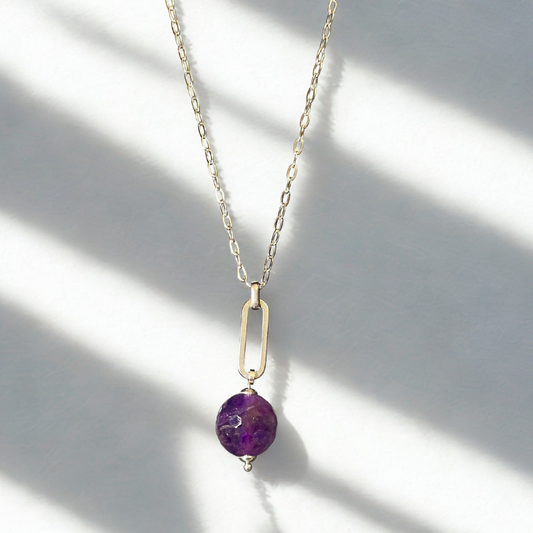 Collana con Ciondolo in Ametista