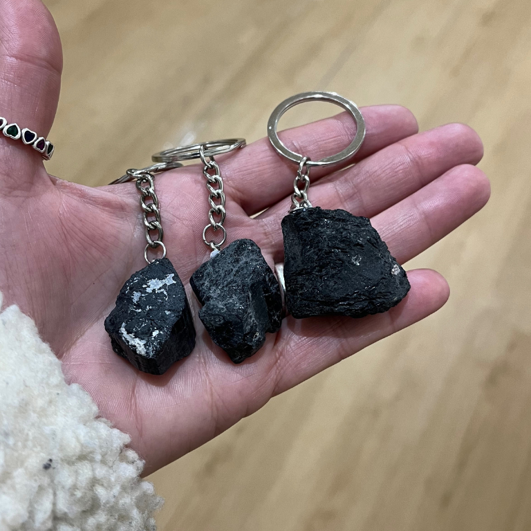 Portachiavi Tormalina Grezza