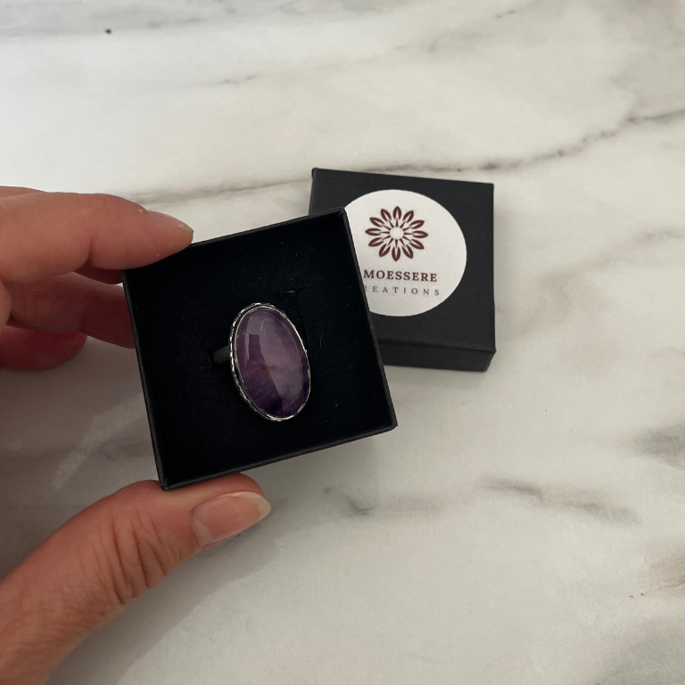 Anello in Ametista