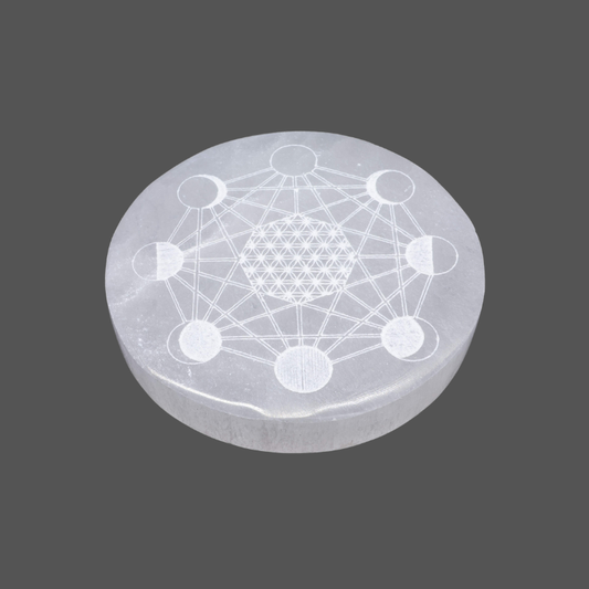 Piattino di Selenite - Quadrante Lunare