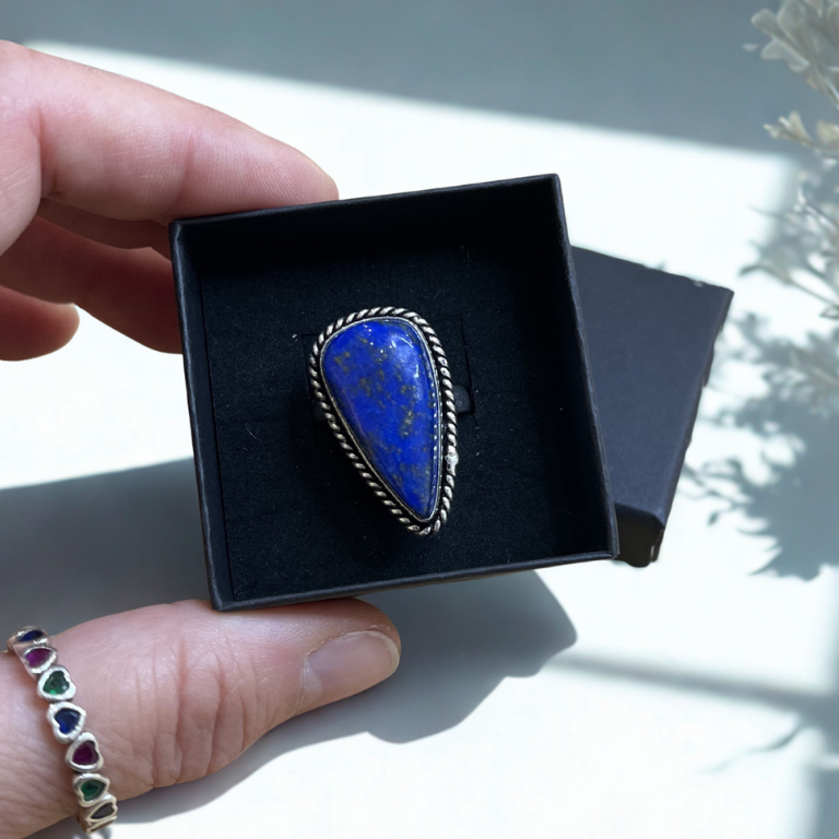 Anello Regolabile in Lapislazzuli