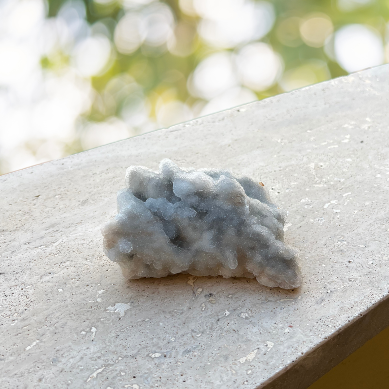 Calcedonio grezzo naturale | Energia calmante e dolce connessione interiore