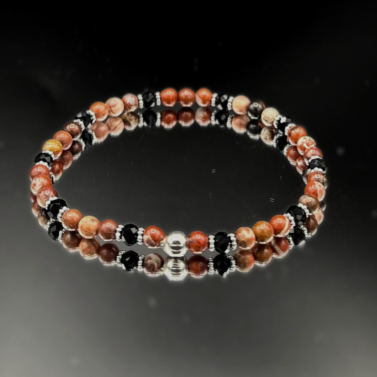 Jaspe Rojo - Pulsera Elástica