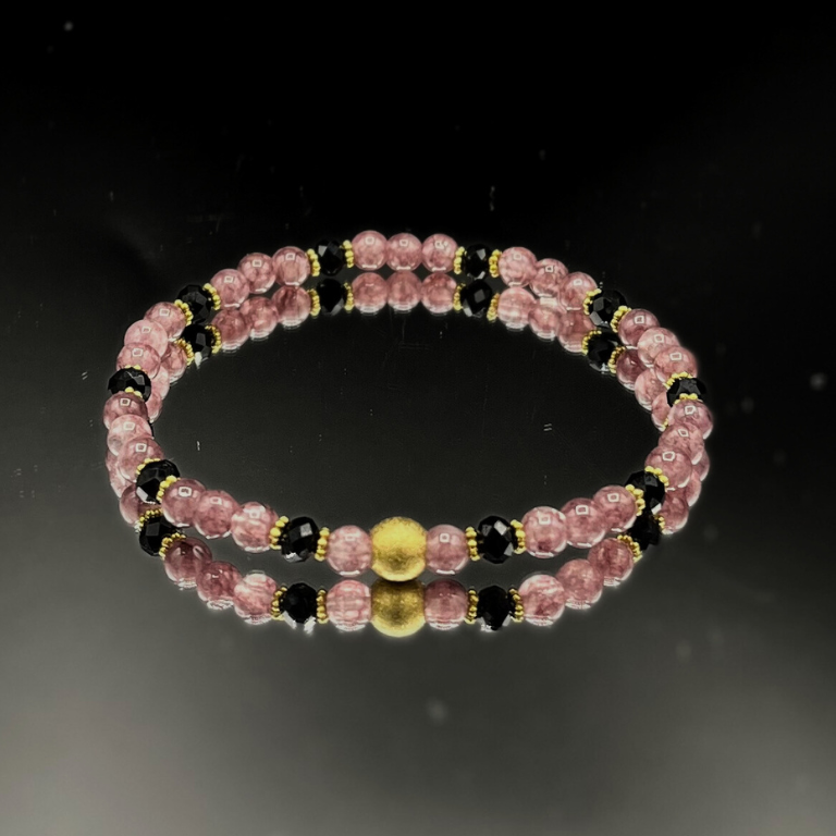 Lepidolita - Pulsera elástica