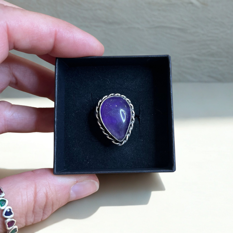 Anello in Ametista