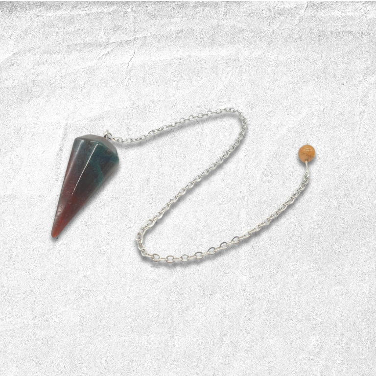 Pendolo in Agata Indiana