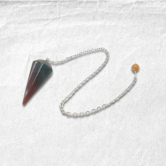 Pendolo in Agata Indiana