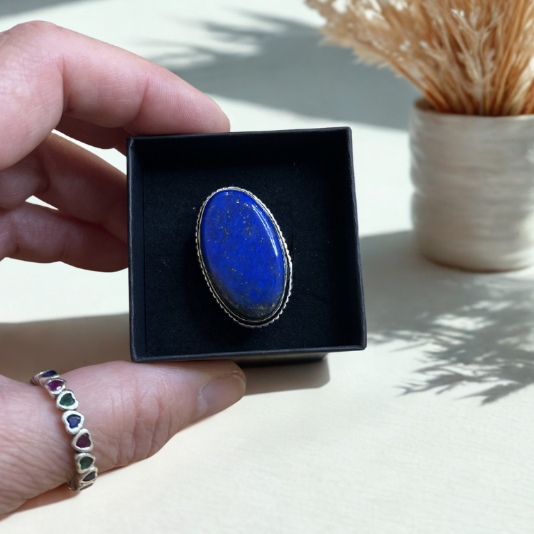Anello Regolabile in Lapislazzuli