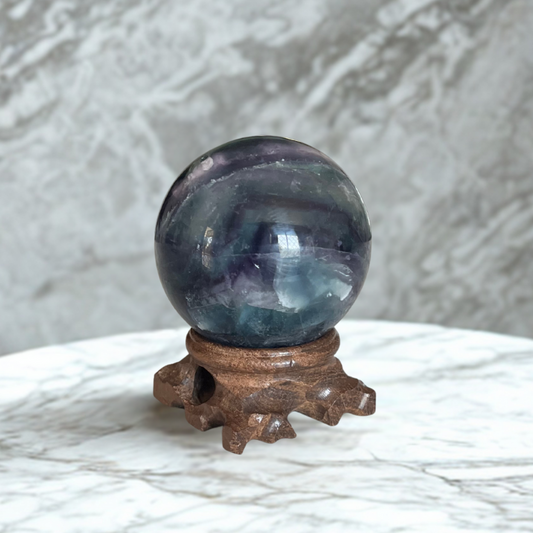 Sfera di Fluorite Arcobaleno