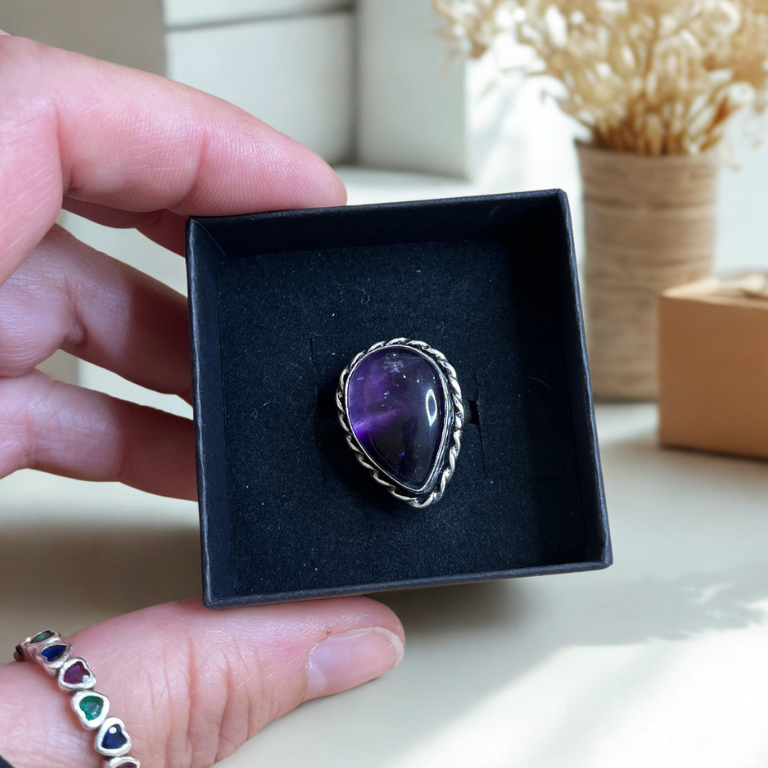 Anello in Ametista