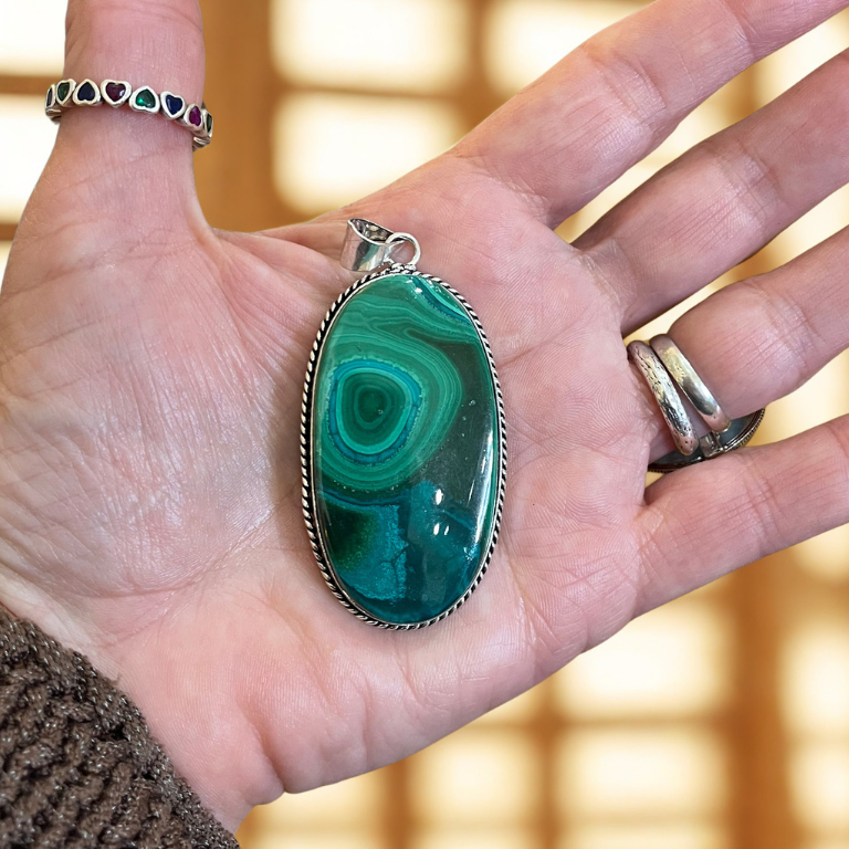 Ciondoli in Malachite