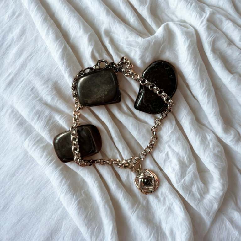 Bracciale con Charm Genesa Crystal e Pietra Naturale