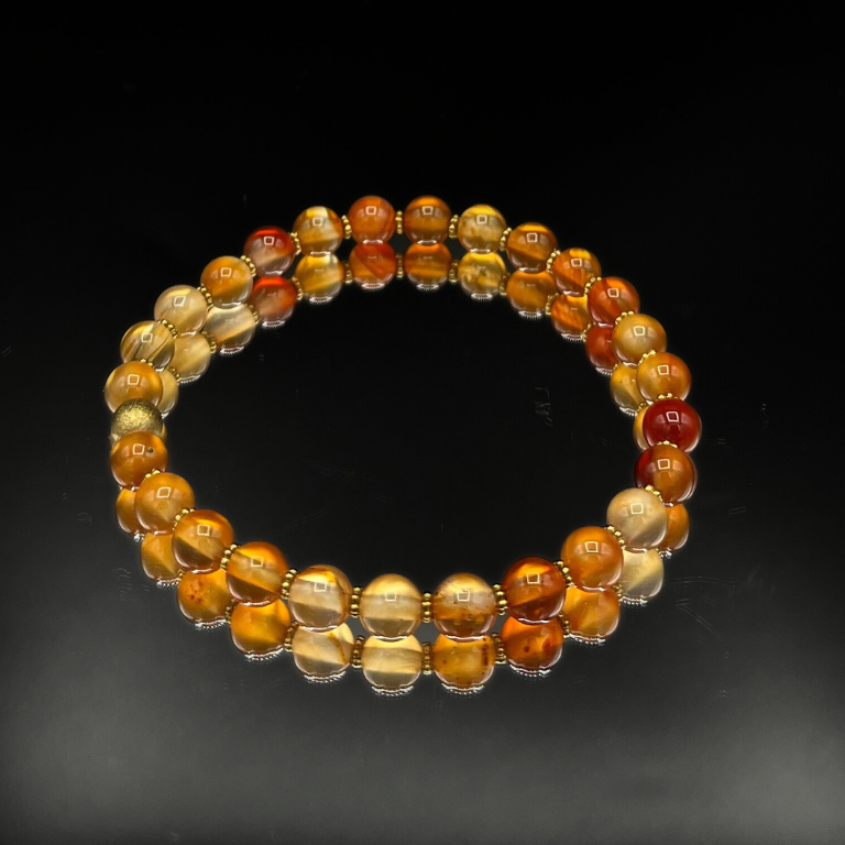Cornalina - Pulsera elástica