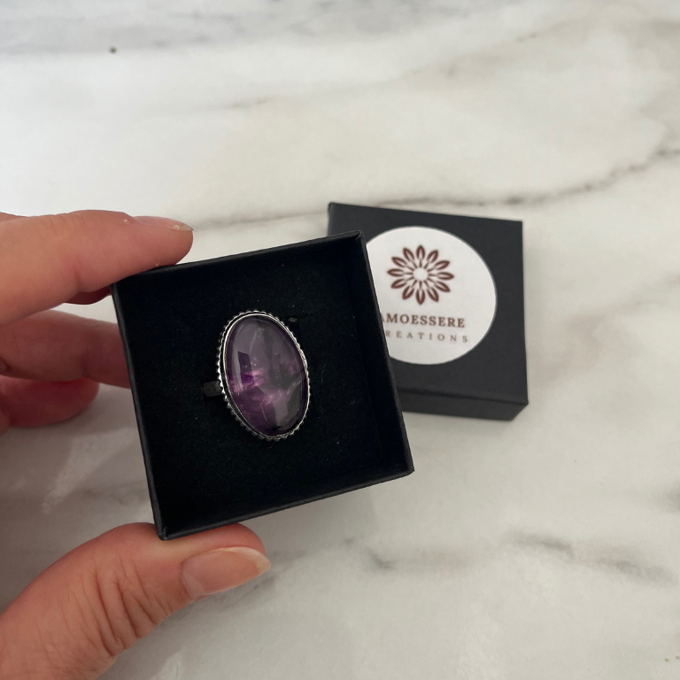 Anello in Ametista