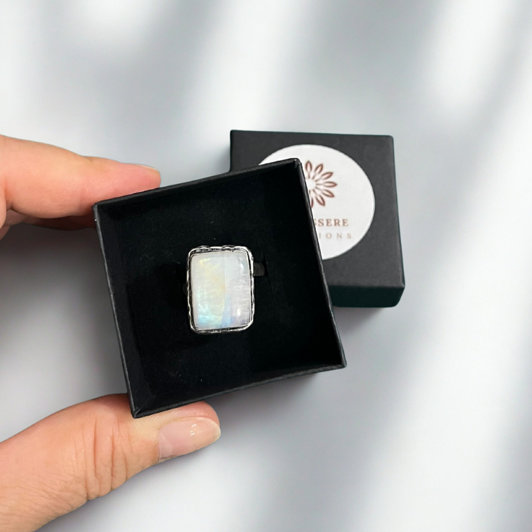 Forziere  Pietra di Luna  e Piattino Selenite – Intuizione e Nuovi Inizi