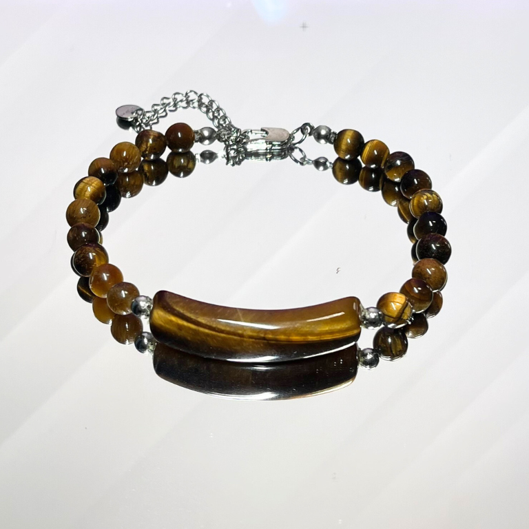Bracciale Uomo in Occhio di Tigre – Energia, Forza e Protezione