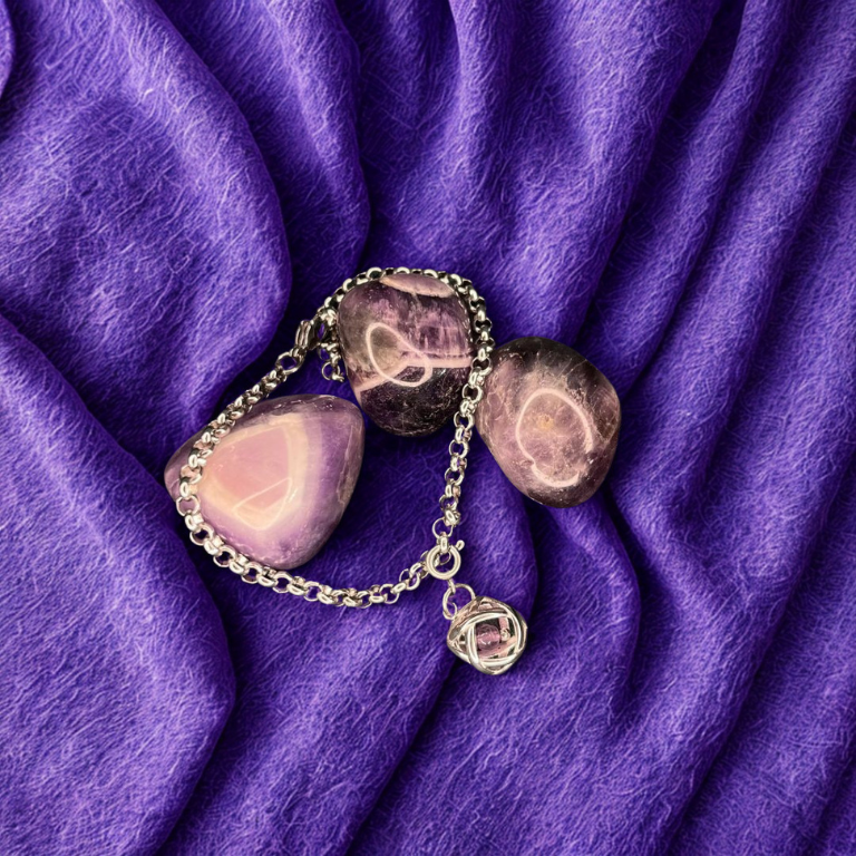 Bracciale con Charm Genesa Crystal e Pietra Naturale