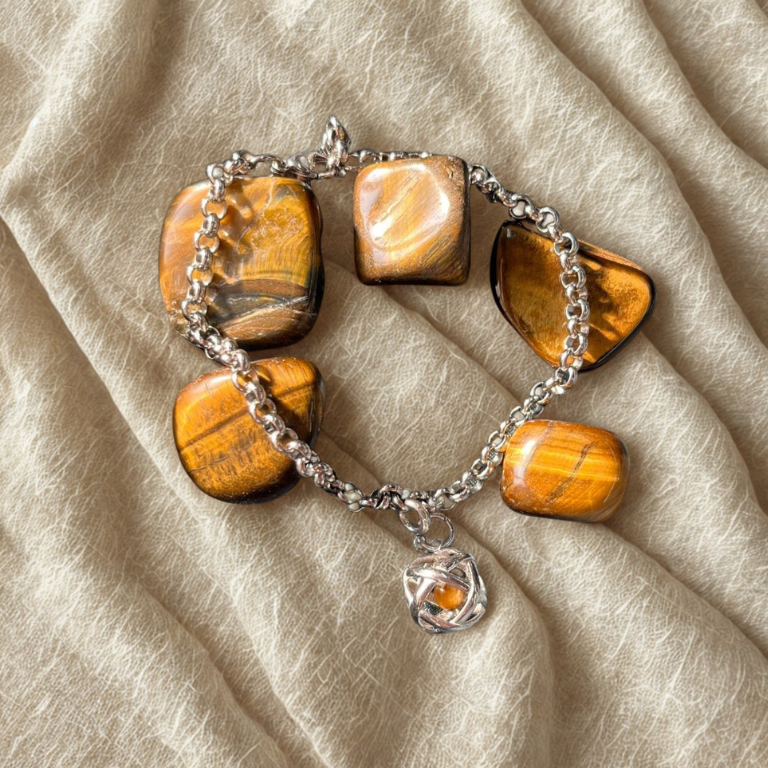 Bracciale con Charm Genesa Crystal e Pietra Naturale