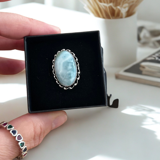 Anelli in Larimar