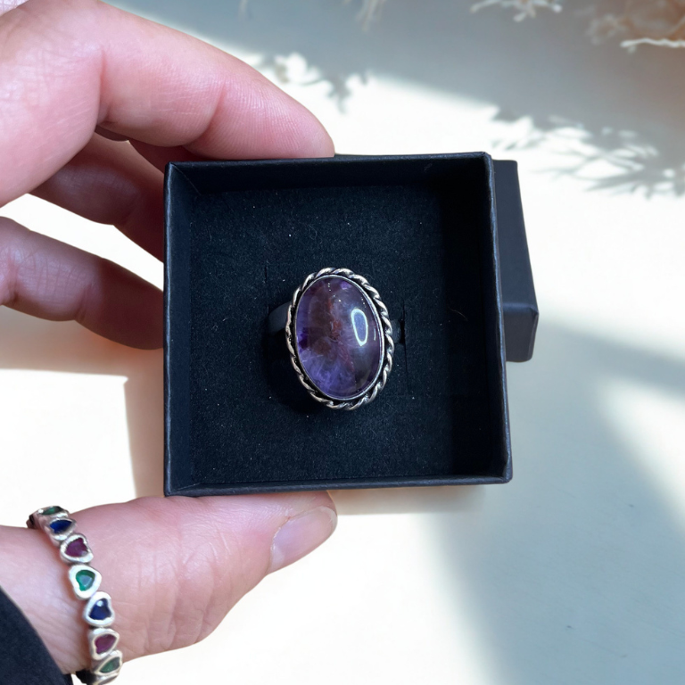 Anello in Ametista