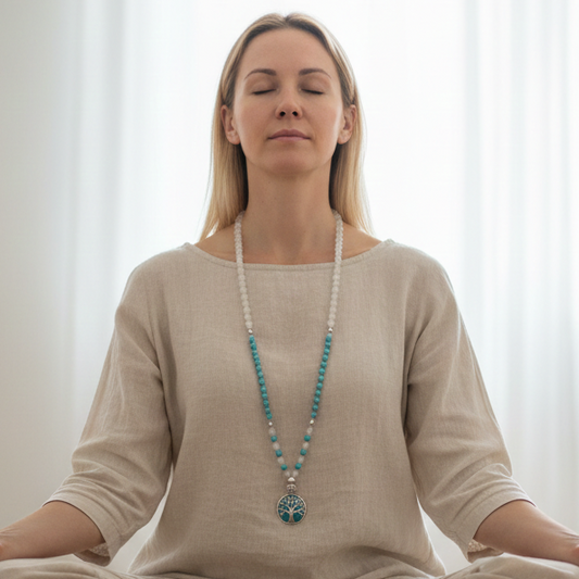 Mala in Occhio di gatto e Turchesite