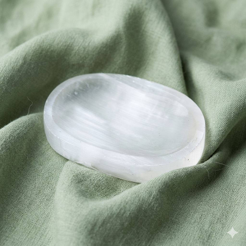 Piattino in Selenite Naturale