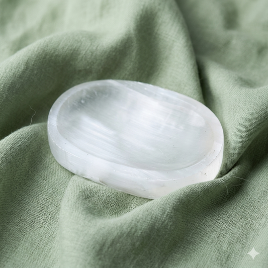 Piattino in Selenite Naturale