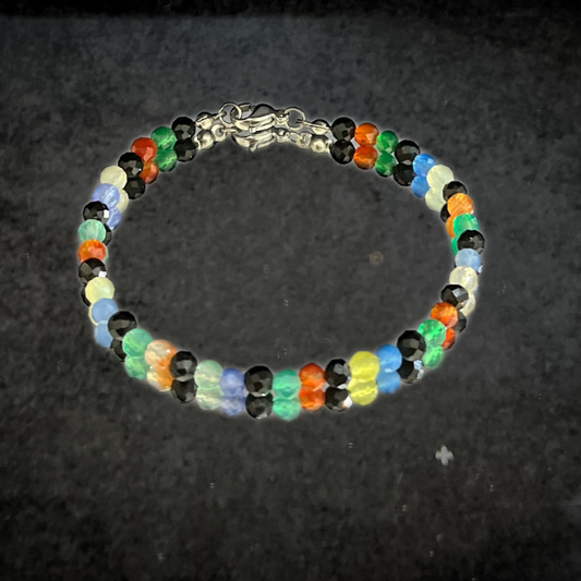 Bracciale Agata multicolore