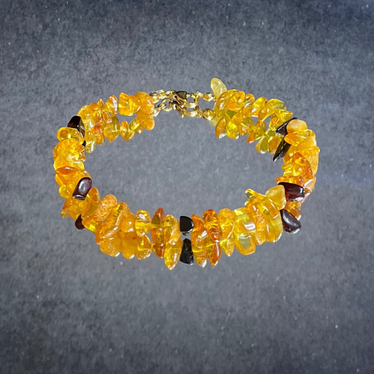 Bracciale in Ambra Naturale – Luce vitale, Calore, Protezione