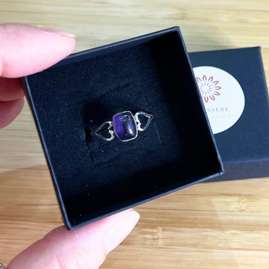 Anello in Argento con Ametista